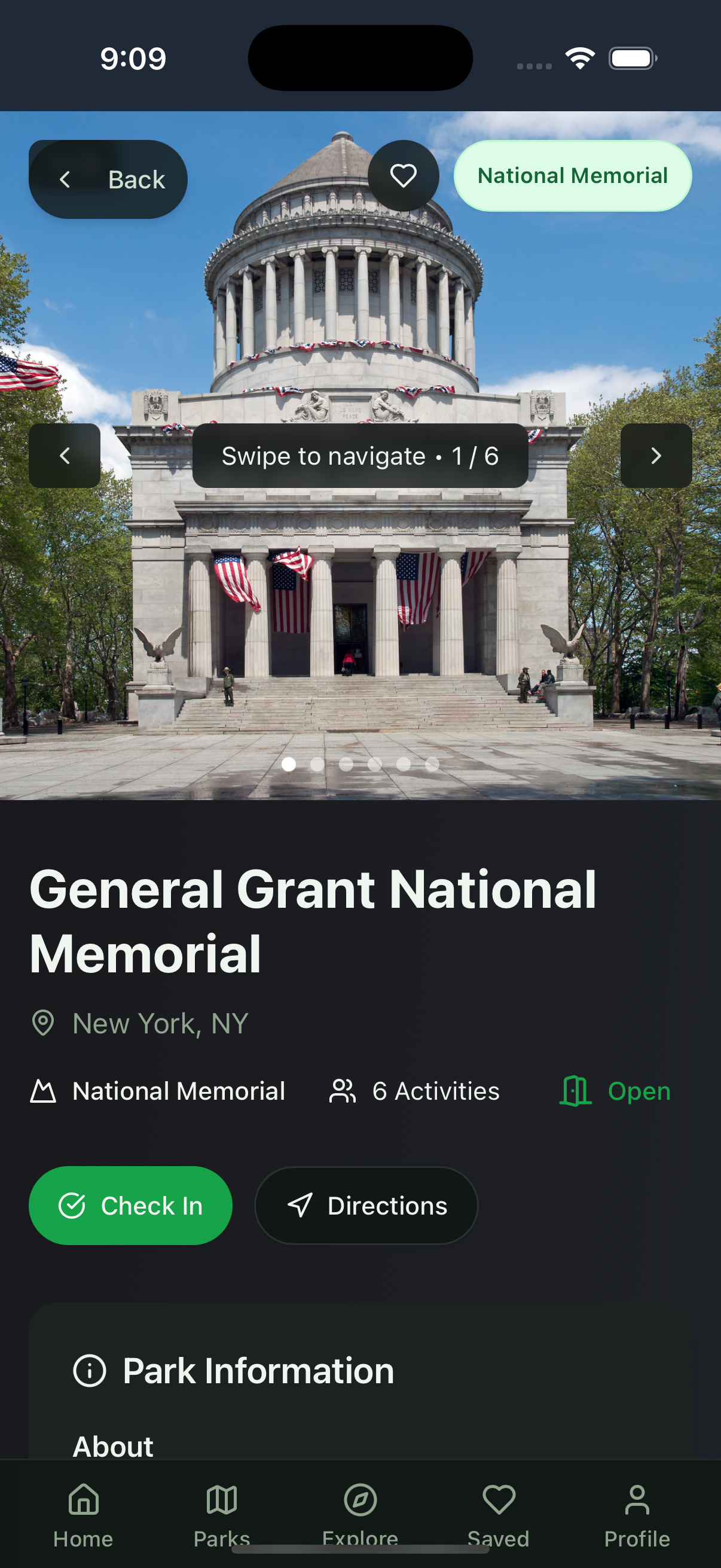 Park Search Results